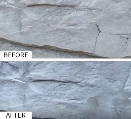 Hairline Crack Fill detail
